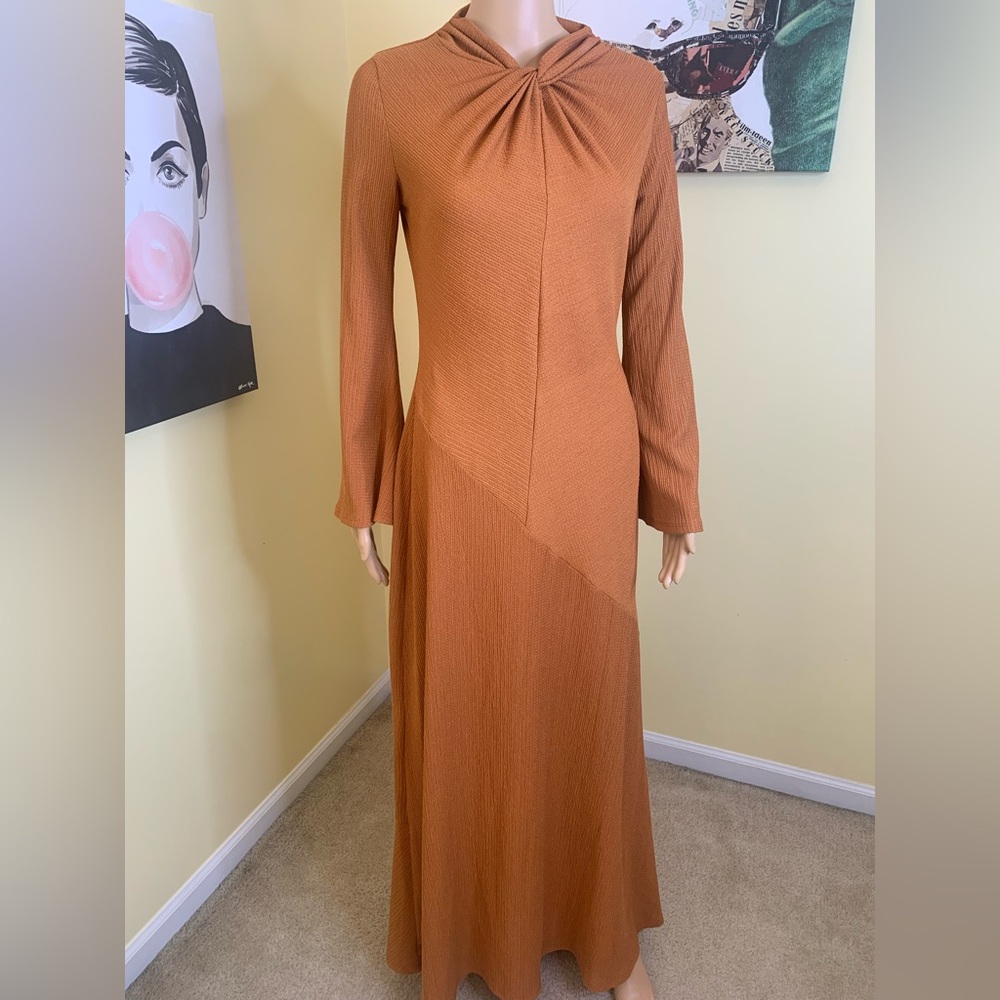 ASOS Orange Maxi Dress - Picture 6 of 7